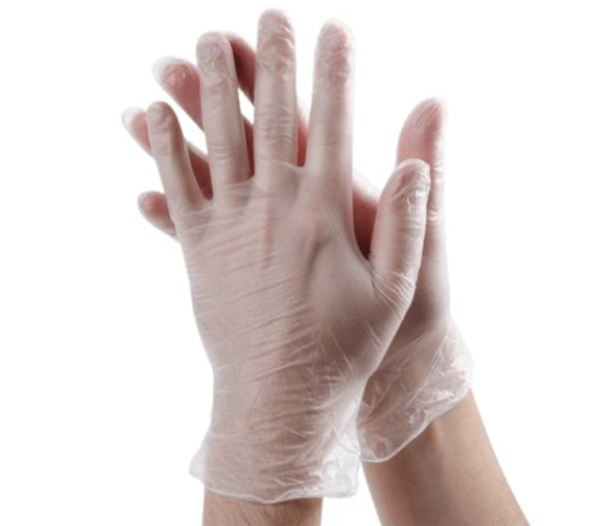 Heavy Vinyl Gloves - M