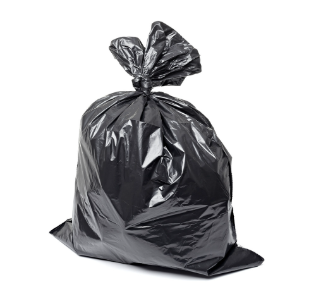 Strong Black Garbage Bag - 35"X50"