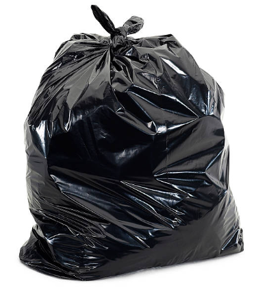 X-Strong Black Garbage Bag (ECO-FRIENDLY) - 30"X38"