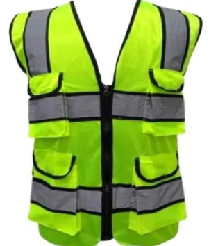 Safety Jackets 4 Pockets Zipper (107-4)