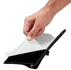 BLACK & WHITE SURFACE PROTECTION FILM- 7" x 600ft / 17.5cm x 180m