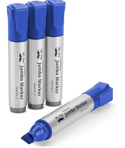 BLUE JUMBO MARKER - CUTTER TIP