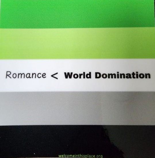 Romance < World Domination Sticker