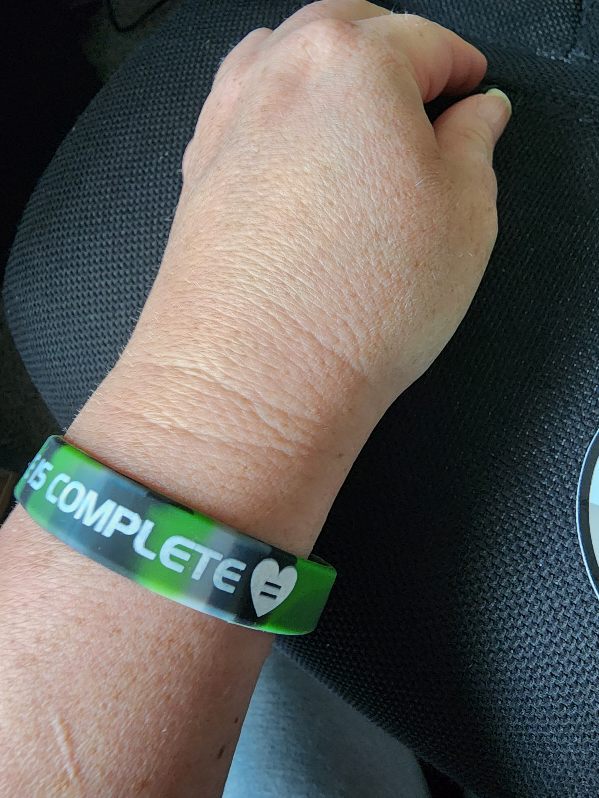 My Love is Complete aro wristband