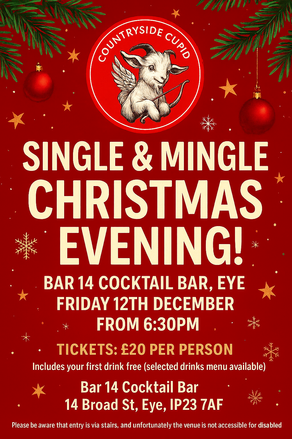 Single and Mingle Christmas event - Eye 