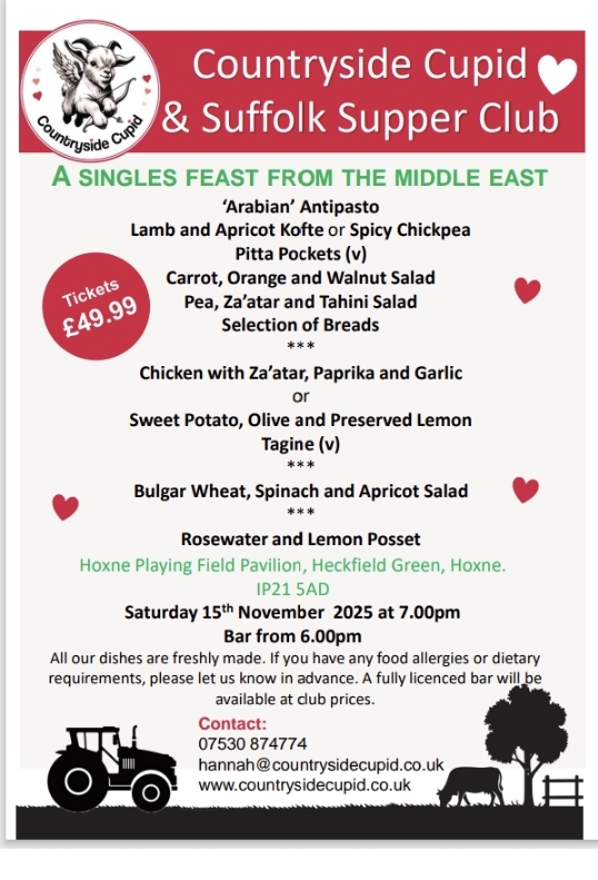 A Singles Feast from the Middle East  - Hoxne  50s/60s and 70s