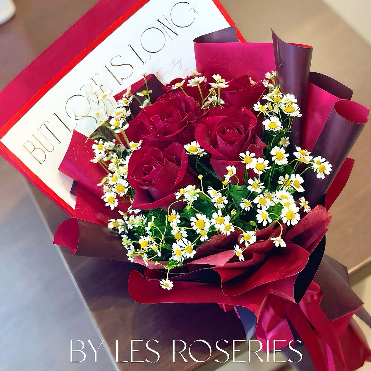Crimson Daisies