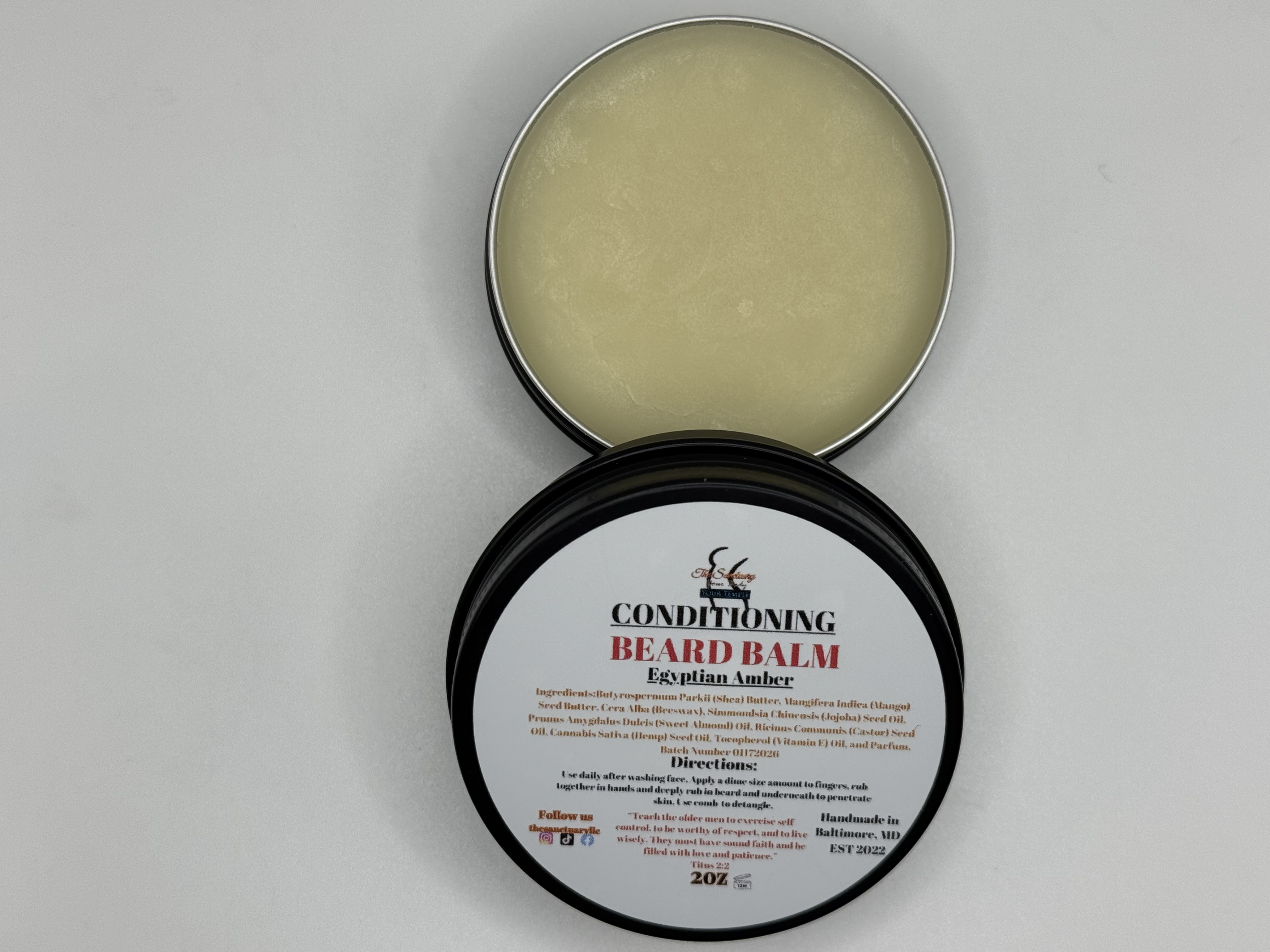 The Sanctuary Conditioning Beard Balm
