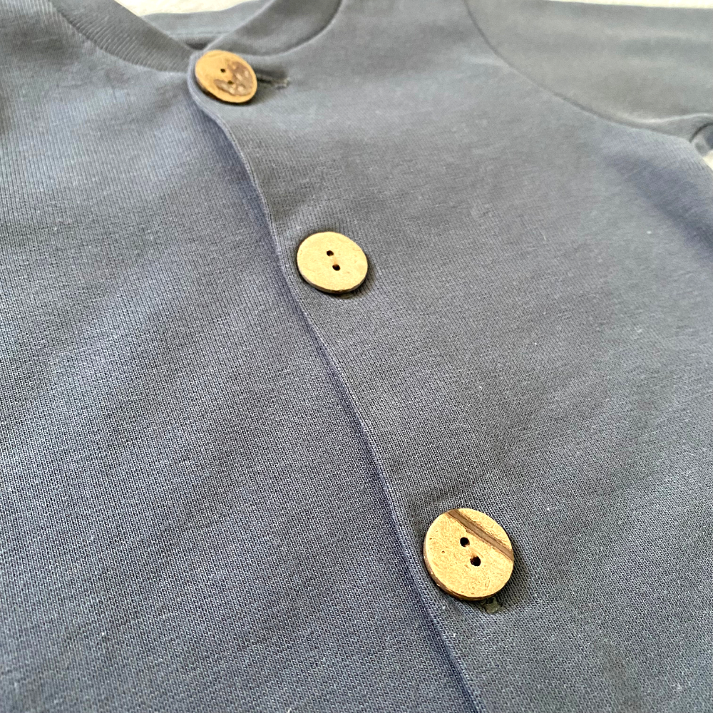 Combi Petit bouton - bleue marine