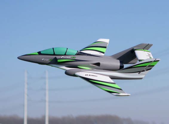 H-King FLYCAT V2 (PNF) 70mm 12-Blade 6S EDF Jet w/Retracts EPO 1042mm (41")