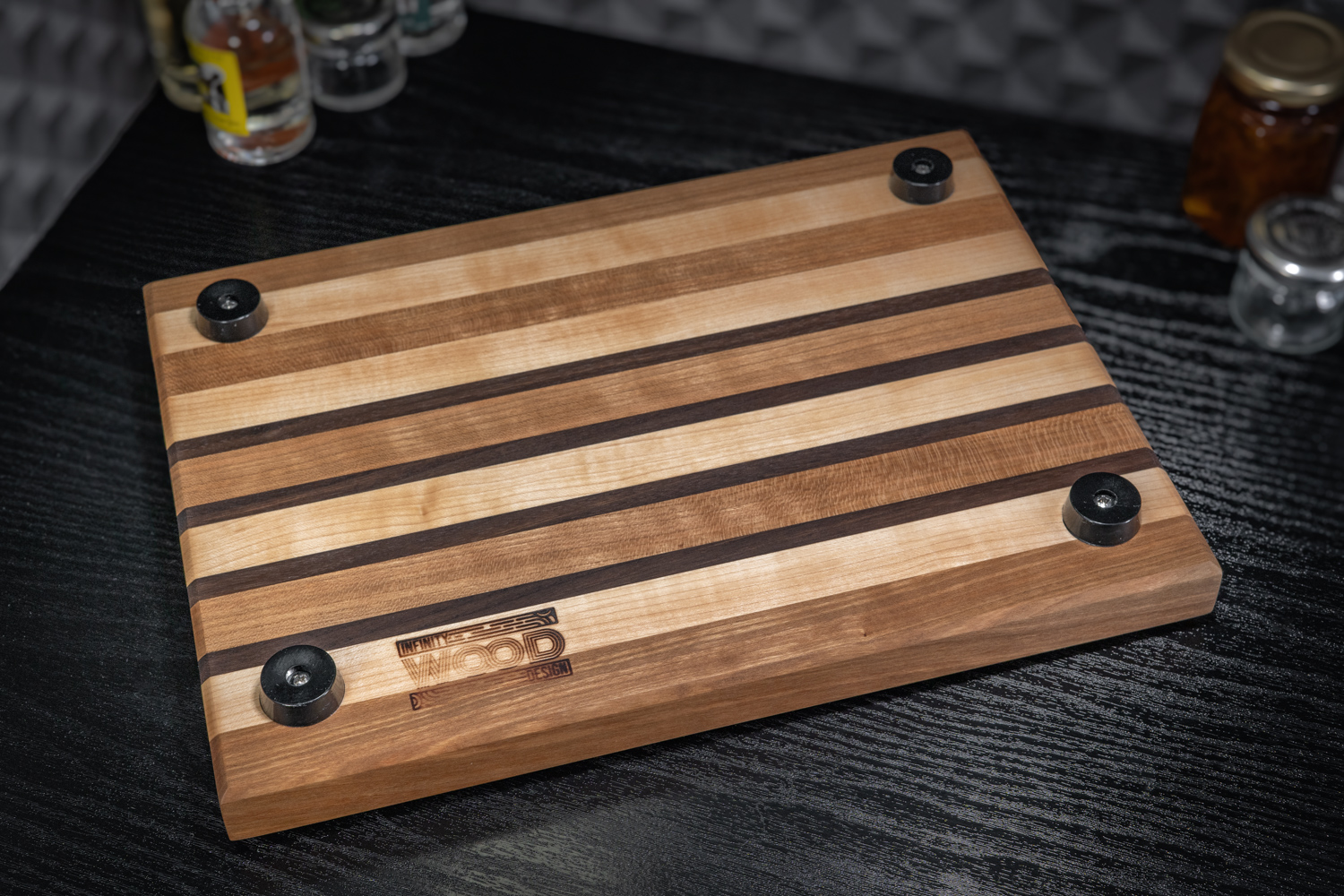 Cherry, Walnut and Maple Chopping Board