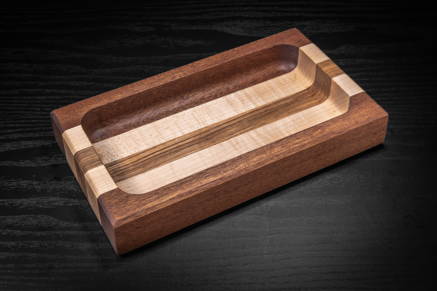 Sapele, Maple, Ash Trinket Tray
