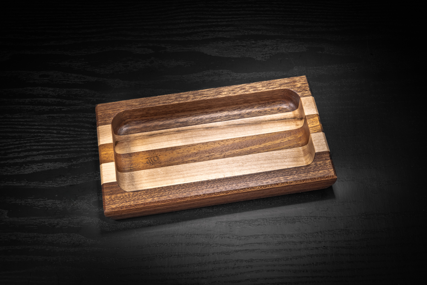Bee Sapele, Maple, Mango Trinket Tray