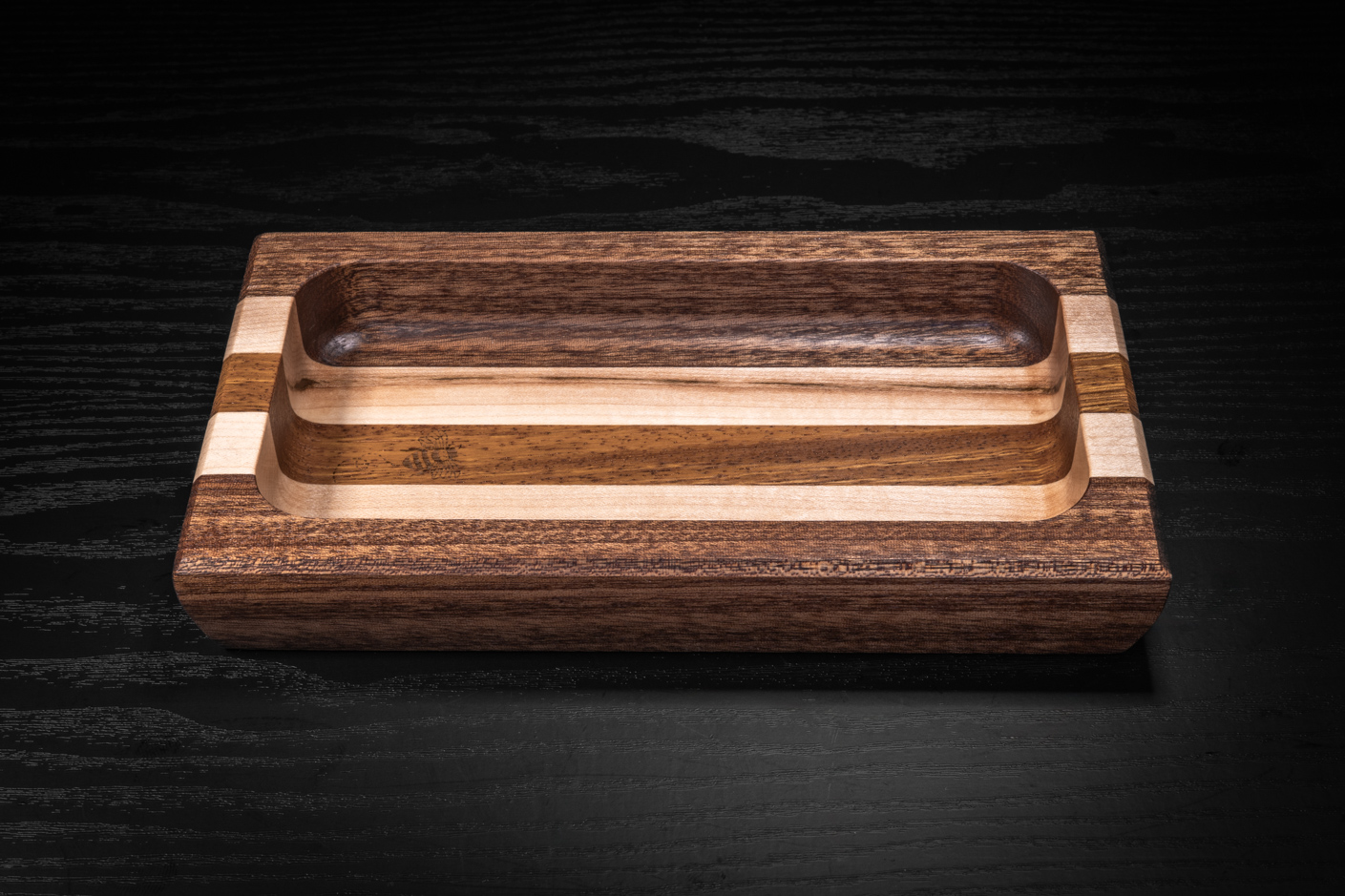 Bee Sapele, Maple, Mango Trinket Tray