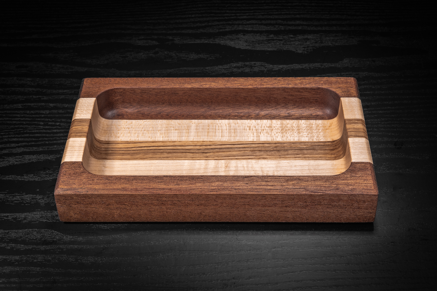 Sapele, Maple, Ash Trinket Tray