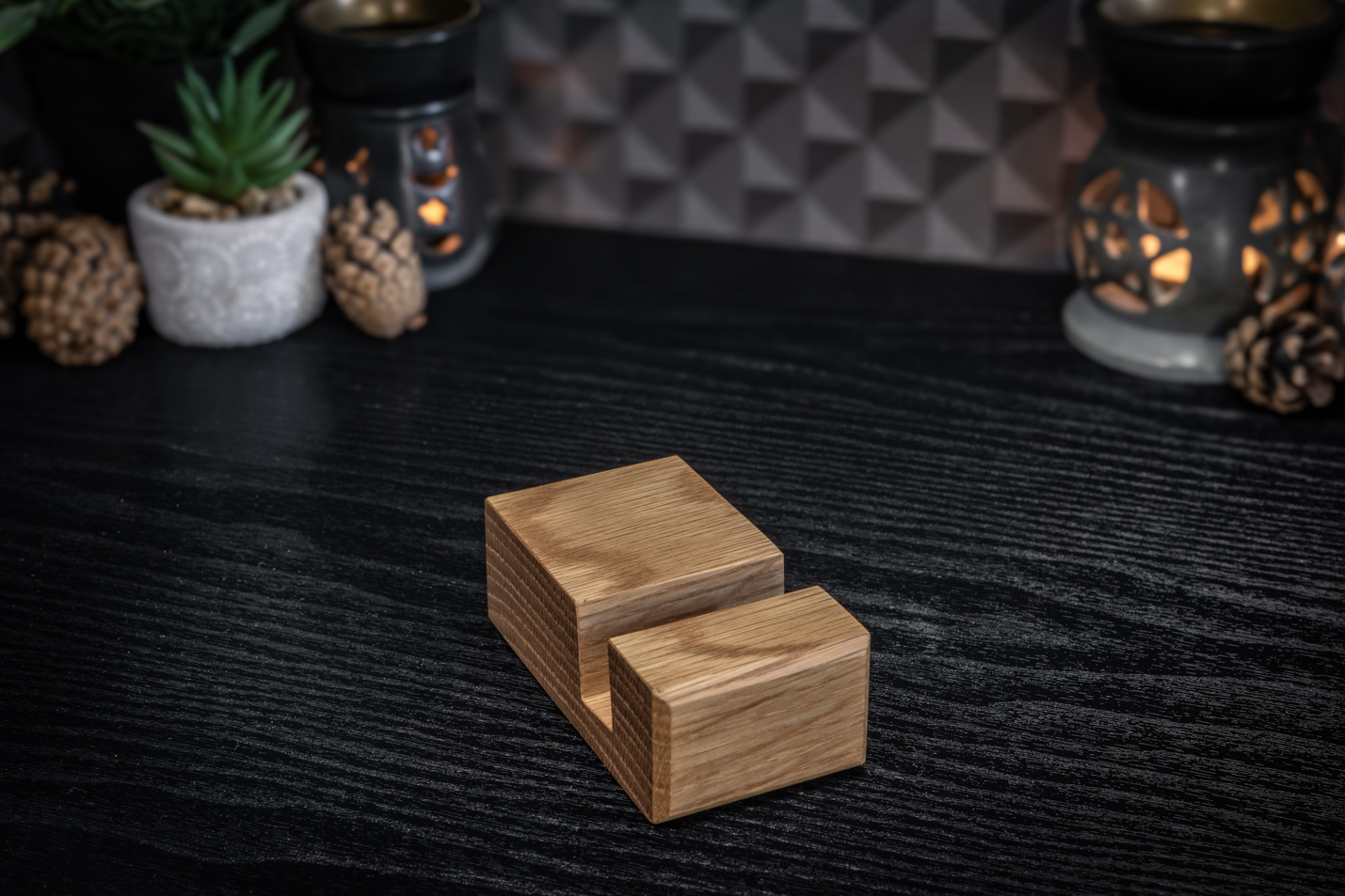 Oak Phone Stand