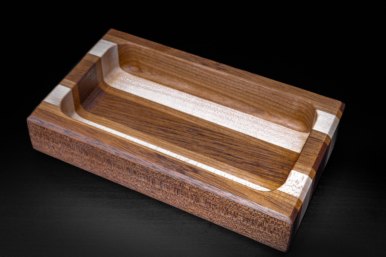 Sapele, Cherry & Maple Trinket Tray