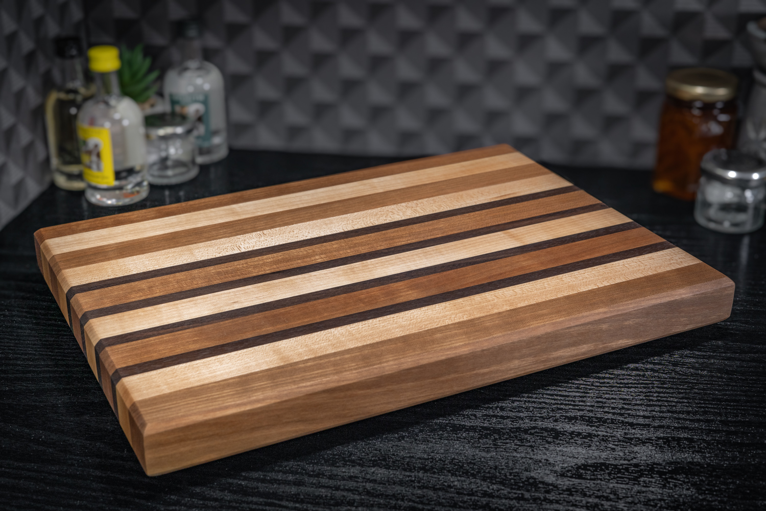 Cherry, Walnut and Maple Chopping Board