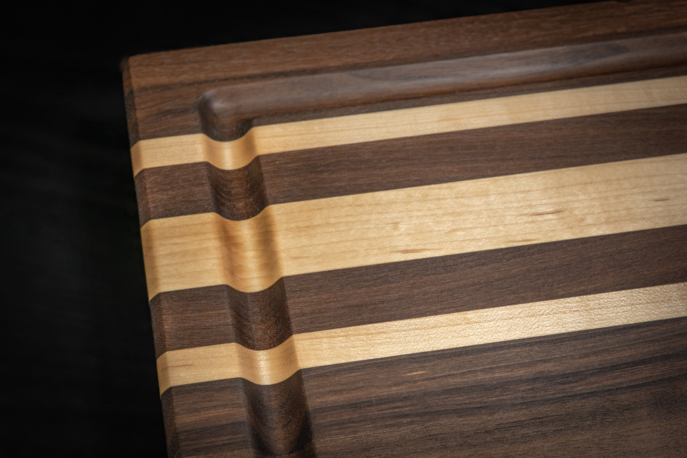 Large Walnut and Maple Chopping Board