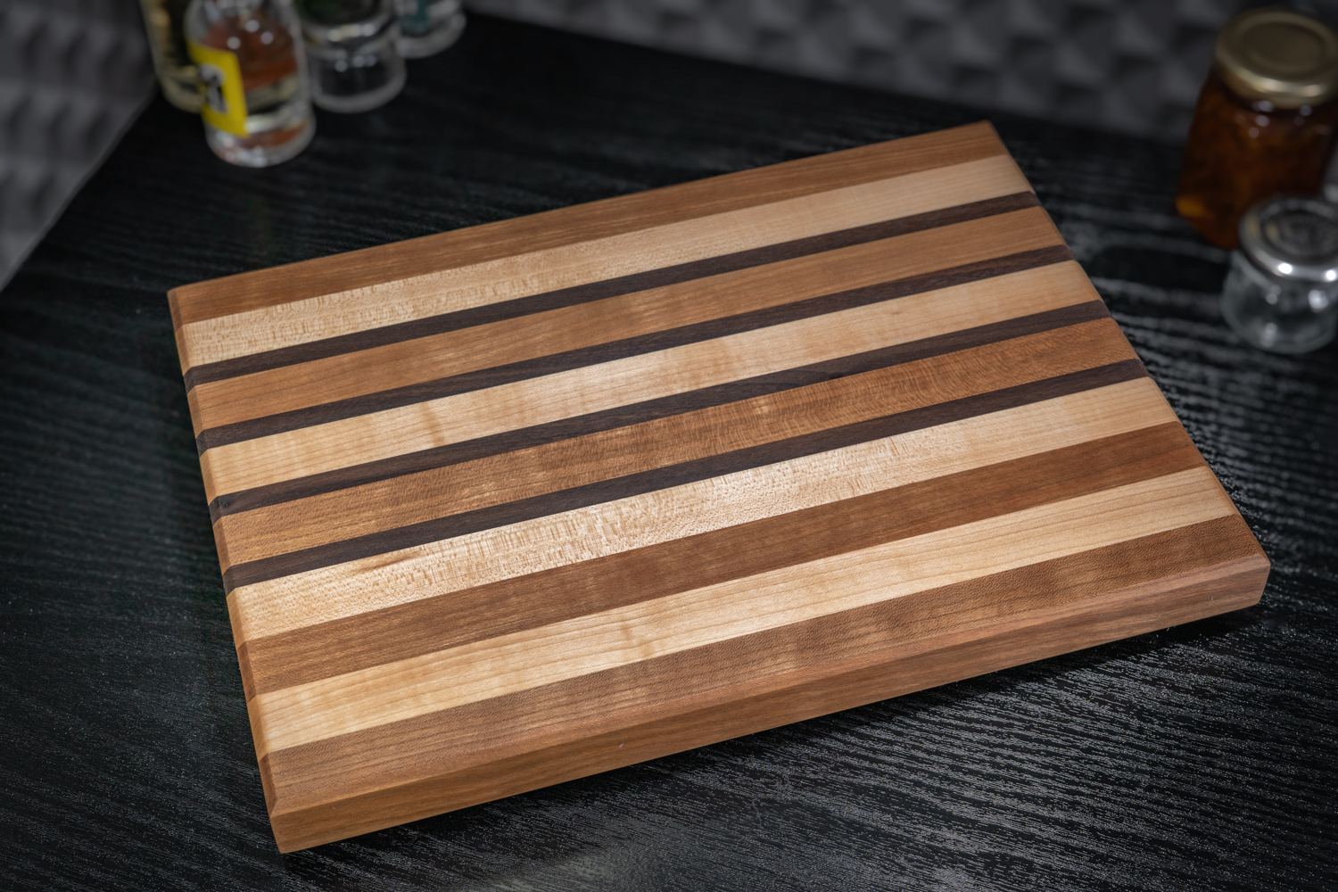 Cherry, Walnut and Maple Chopping Board