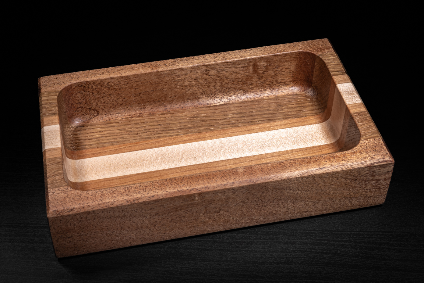 Oak, Sapele, Cherry & Maple Trinket Tray