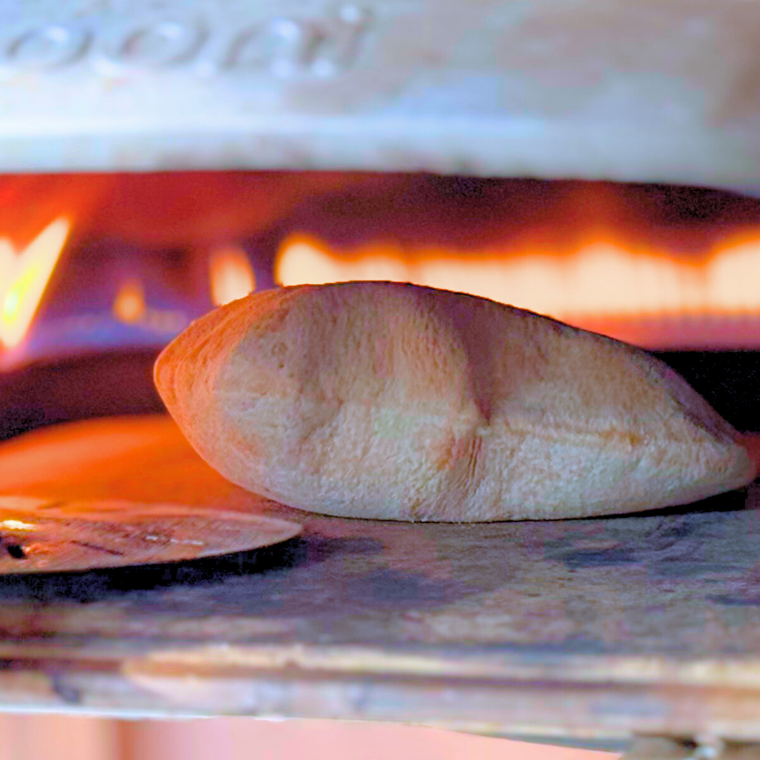 Organic Fire-Baked Whole Wheat Pitas (5 per order)