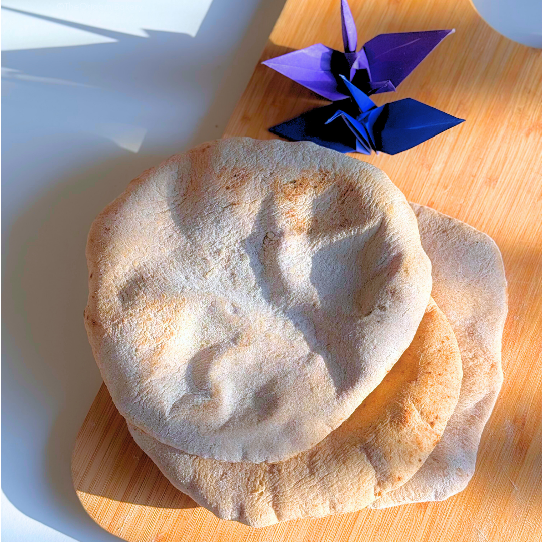 Organic Fire-Baked Whole Wheat Pitas