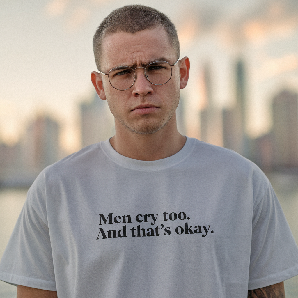 Men Cry Too T-shirt