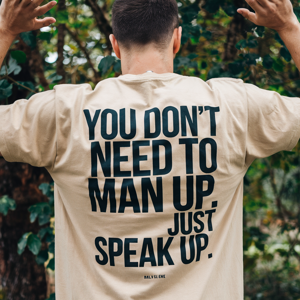 You dont need to man up