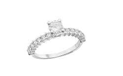 HZ0002025 Anillo de compromiso de diamante