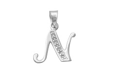 HZ00041425 Collar con dije de letra N