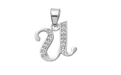 HZ00042025 Colgante de letra 'U'