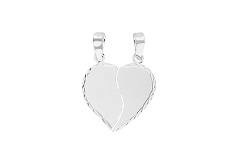 HZ00042925 Dije de corazón partido