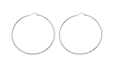 HZ00029925 Arracada Aretes de Aro Plateados