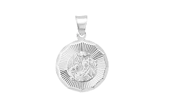 HZ00049125 Medalla Dije de plata