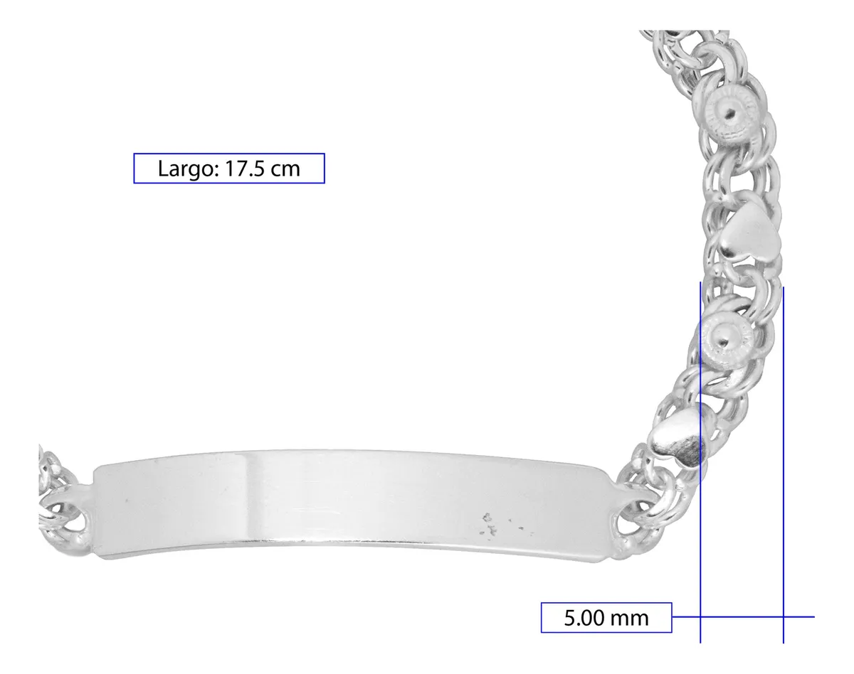 HZ00056525 18cm  Brazalete de plata 925