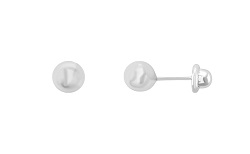 HZSET135136137 3Jgos  Aretes de plata broquel bola 