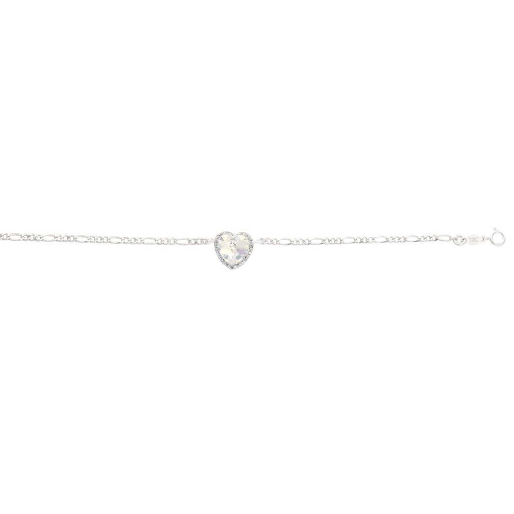 HZ0003682518CM Pulsera de plata 925 con dije de corazón