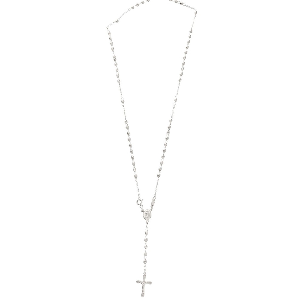 HZ00064825 55CM Collar de Rosario plata 925