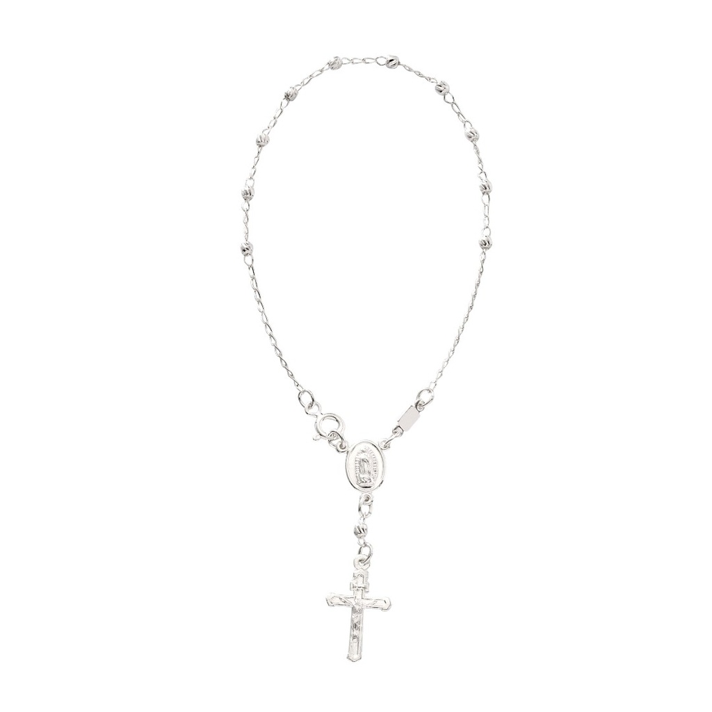 HZ0006452518CM Pulsera misterio de rosario plata