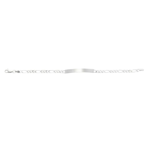 HZ0005402516CM Pulsera de plata para identificación para jóvenes adolescente