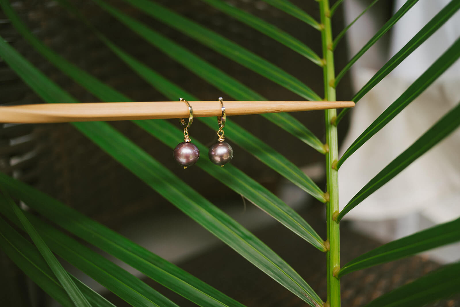 Elegant Pink Edison Pearl Drop Earrings