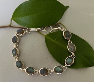 Labradorite in Sterling Silver Bracelet