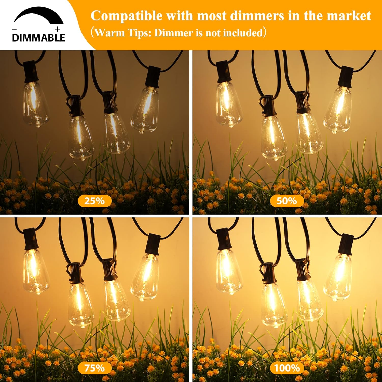 Dimmable String Lights