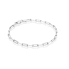Silver Paperclip Chain Bracelet