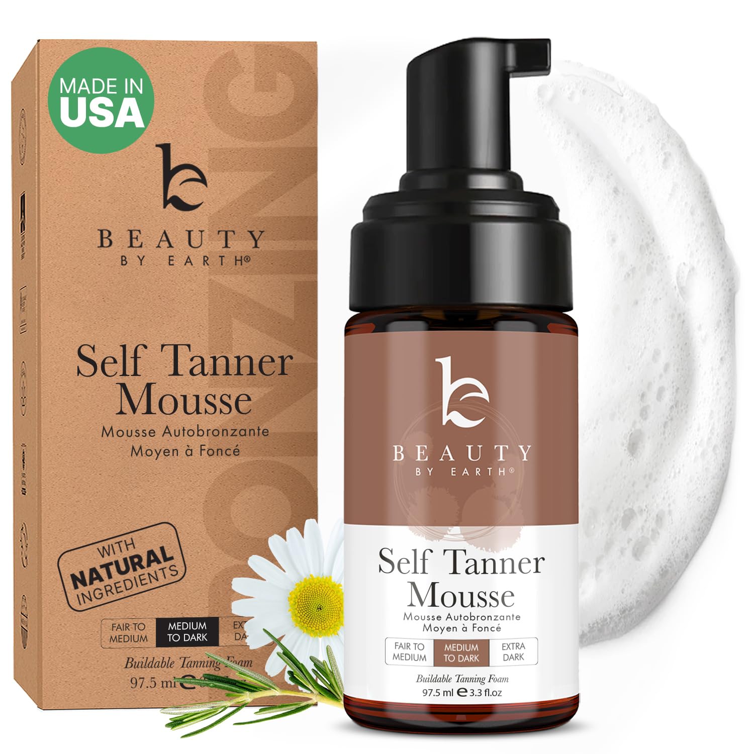 Beauty by Earth Self Tanner Mousse