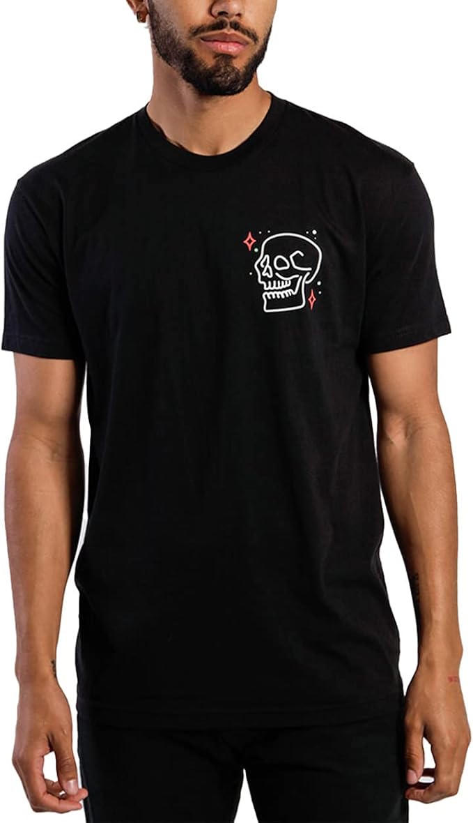 Black Skull Graphic T-Shirt