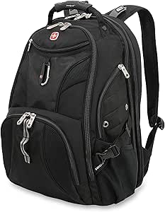 Black Multi-Compartment Backpack