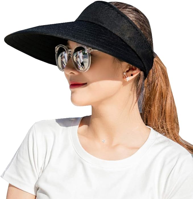 Wide Brim Sun Visor Hat