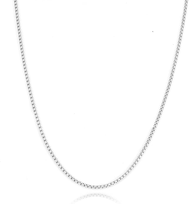 Sterling Silver Box Chain Necklace